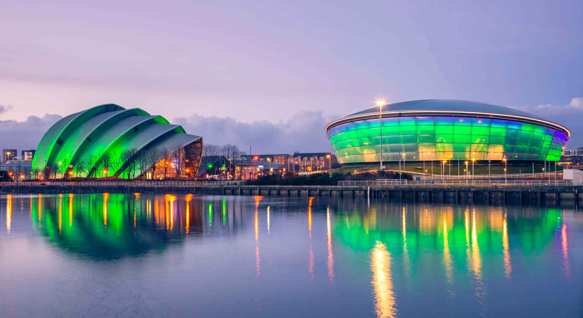 Image of the Scottish Event Campus in Glasgow - host of COP26