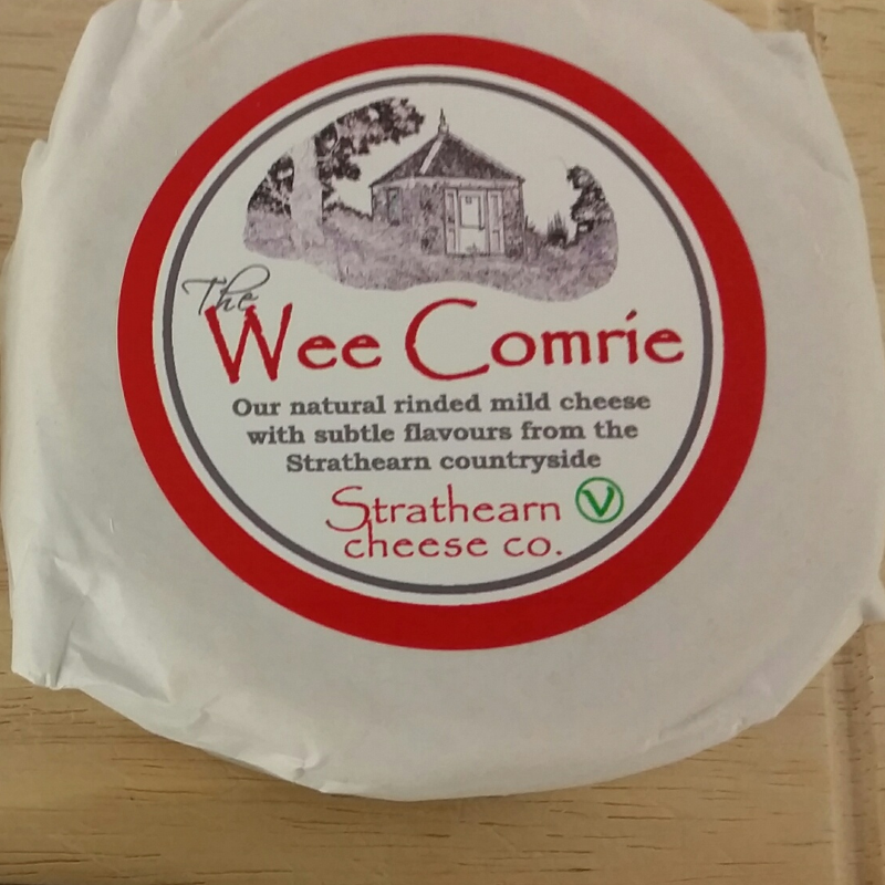 A portion of cheese from the Strathearn Cheese Company