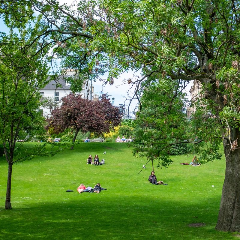 Image of park in Edinburgh