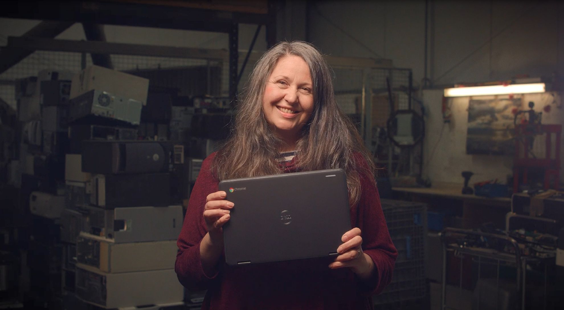 A laptop and its components being given a second chance at life